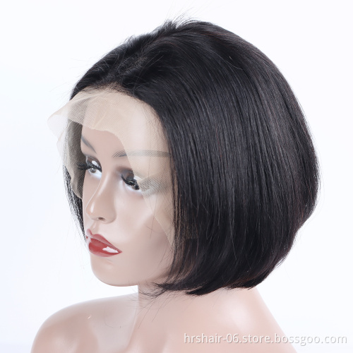 Human hair bob wig with 4*4 closure glueless wigs wholesale wigs 100% human hair with different color and texture